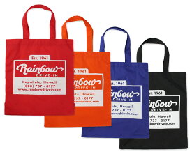 レインボードライブイン トートバッグ エコバッグ メンズ レディース ハワイ 雑貨 おしゃれ アメリカ アメリカン雑貨 RAINBOW DRIVE-IN ナイロントートバッグ 【メール便OK】＿BG-RD-NTT-HBT