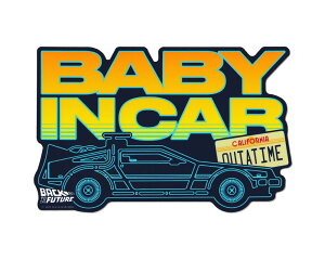 obNgDUt[`[ Back to the Future Ԃ񂪏Ă܂ XebJ[ AJ    ԗpXebJ[ BABY IN CAR y[OKzQSC-BTF012-GEN