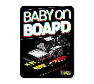obNgDUt[`[ Back to the Future Ԃ񂪏Ă܂ XebJ[ AJ    ԗpXebJ[ BABY ON BOARD y[OKzQSC-BTF013-GEN