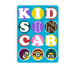 �~�j�I���Y �X�e�b�J�[ �A�����J�� �L�����N�^�[ �A�����J �� �q�� ����Ă܂� Minions KIDS IN CAR �y���[����OK�z�QSC-MN033-GEN