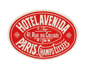 XebJ[ ze g re[W   X[cP[X L[P[X s AJG Be[WzeYXebJ[ VINTAGE HOTELS STICKER 13 tX p y[