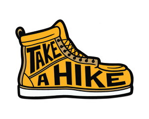 �X�e�b�J�[ �A�E�g�h�A �L�����v �A�����J�� ������� ���������� ���킢�� �� �o�C�N �A�����J���G�� Vintage Outdoor Budges TAKE A HIKE�Q�y���[����OK�zSC-VOB034-AHD