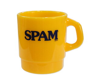 スパム マグカップ プラスチック コップ カップ おしゃれ アメリカン かわいい ビンテージ レトロ アウトドア キャンプ アメリカン雑貨 スタッキングマグカップ SPAM YELLOW_TW-073525-UNT
