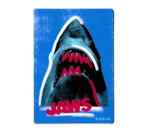 ジョーズ ステッカー アメリカン スマホ 映画 おしゃれ かっこいい 怖い スマホ 車 バイク ヘルメット カーステッカー アメリカン雑貨 ダイカットミニ JAWS 版画 【メール便OK】_SC-JWS012-GEN