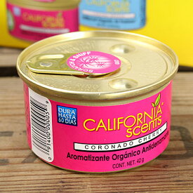芳香剤 車 部屋 エアフレッシュナー アメリカ カリフォルニアセンツ 缶タイプ コロナドチェリーの香り＿AF-AFMC07-MON