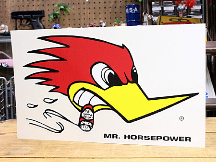 楽天市場 クレイスミス ステッカー 車 アメリカン キャラクター おしゃれ バイク ヘルメット かっこいい ウッドペッカー 鳥 ホットロッド アメ車 カーステッカー Clay Smith 右向き サイズl メール便ok Sc Csd018r Mon U S Junkyard