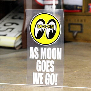[ACY XebJ[  AJ  oCN wbg  J[XebJ[ A zbgbh MOONEYES ]ʃ^Cv AS MOON GOES WE GO! y[OKzQSC-DM204-MON