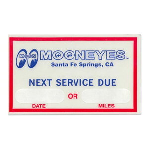 [ACY XebJ[ AJ    oCN J[XebJ[ zbgbh MOONEYES IC Next Service Due y[OKzQSC-DM225-MON