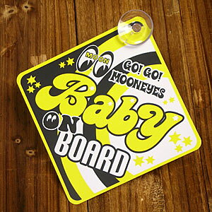 [ACY xr[CJ[ Baby in CAR z Ԃ񂪏Ă܂ MOONEYES y[OKzQCA-MG482-MON