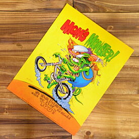 ラットフィンク ポスター レトロ コミック ホットロッド モンスター エド・ロス RAT FINK アメリカ アメリカン雑貨 Mom's Monster＿PT-RA167MM-MON