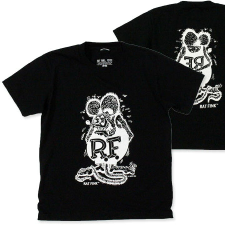 楽天市場】ラットフィンク Tシャツ RAT FINK モノフィンク ブラック 