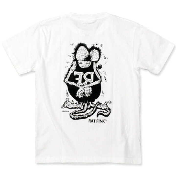 楽天市場】ラットフィンク Tシャツ RAT FINK モノフィンク ホワイト 