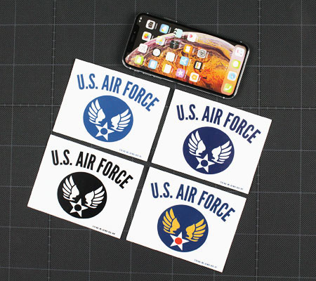 楽天市場 ミリタリー ステッカー Us Air Force アメリカ空軍 世田谷ベース エアフォース アメリカン 車 バイク おしゃれ かっこいい アウトドア スーツケース キャンプ カーステッカー ウイングエンブレム 101型 Lサイズ メール便ok Sc Afwd101l Ahd U S Junkyard