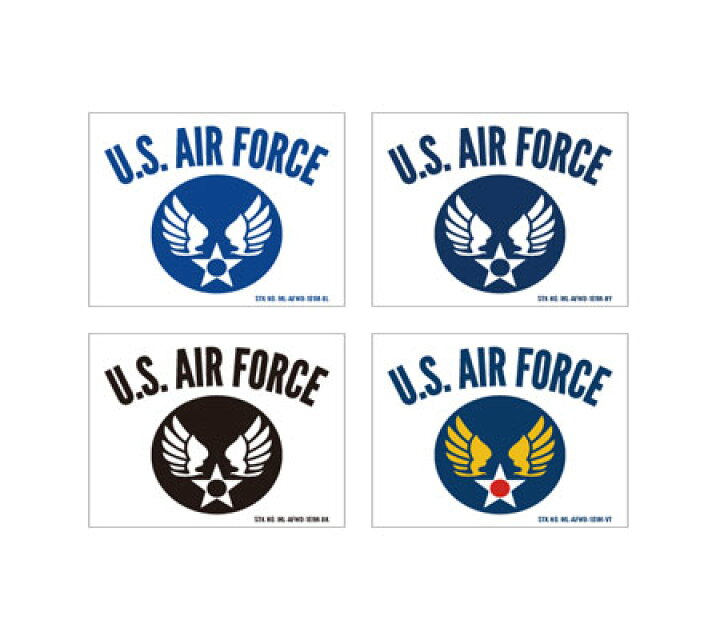 楽天市場 ミリタリー ステッカー Us Air Force アメリカ空軍 世田谷ベース エアフォース アメリカン 車 バイク おしゃれ かっこいい アウトドア スーツケース キャンプ カーステッカー ウイングエンブレム 101型 Mサイズ メール便ok Sc Afwd101m Ahd U S Junkyard