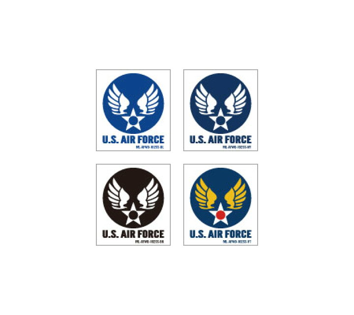 楽天市場 ミリタリー ステッカー Us Air Force アメリカ空軍 世田谷ベース エアフォース アメリカン 車 バイク おしゃれ かっこいい アウトドア スーツケース キャンプ カーステッカー ウイングエンブレム 102型 ミニサイズ メール便ok Sc Afwd102ss Ahd U S
