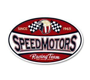 XebJ[ AJ   oCN  zbgbh JX^ [VO J[XebJ[ CALIFORNIA RACING BADGES SPEED MOTORS y[OKzQSC-CRB6501-AHD