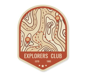 XebJ[ AEghA AJ  X[cP[X Lv  oCN  n} }bv Explorers Map EXPLORERS CLUB y[OKzQSC-ETM002-AHD