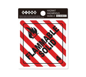 XebJ[ AJ   CeA 댯 nU[h x  TC \ ē HAZMAT HAZARDOUS SIGNS R FLAMMABLE SOLID y[OKzQSC-HHM1007-AHD