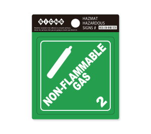 XebJ[ AJ   CeA 댯 nU[h x  TC \ ē HAZMAT HAZARDOUS SIGNS RKX NON-FLAMMABLE GAS y[OKzQSC-HHM1009-AHD