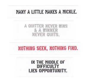 ステッカー ミリタリー アメリカン 車 バイク ステンシル ことわざ おしゃれ かっこいい 転写 世田谷ベース カーステッカー 4Pセット A 10pst 【メール便OK】_SC-PSTCSA-SXW