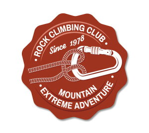 XebJ[ bNNC~O {_O AEghA AJ  X[cP[X  oCN  Lv X|[c J[XebJ[ R ROCK CLIMBING EMBLEM EXTREME ADVENTURE y