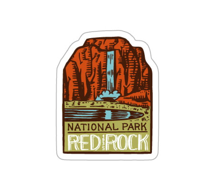 楽天市場 ステッカー アウトドア アメリカン おしゃれ スーツケース 車 バイク かっこいい キャンプ To The North Decals Red Rock メール便ok Sc Ttn012 Ahd U S Junkyard
