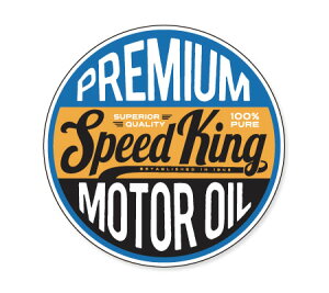 XebJ[ AJ   oCN  IC J[XebJ[ cJx[X Vintage Motoroil Signs Speed King y[OKzQSC-VMS002-AHD