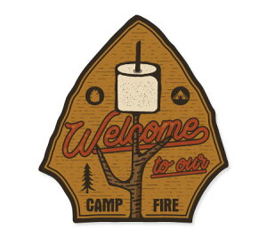 XebJ[ AEghA AJ  X[cP[X  oCN ʔ Vintage Outdoor Budges gCbgy[p[ Welcome y[OKzQSC-VOB004-AHD