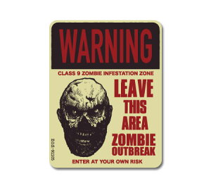 XebJ[ ]r AJ ʔ   X[cP[X nEB  ObY AEghA  oCN 댯 DANGER TCv[g \ ZOMBIE OUTBREAK SIGNS y[OKzQSC-ZO