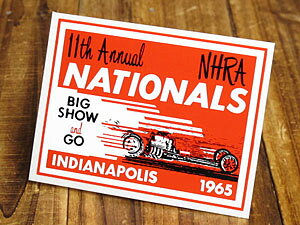 XebJ[  AJ  oCN wbg  J[XebJ[  NHRA Săzbgbh NATIONALS 1965 INDIANAPOLIS y[OKzQSC-DZ288-MON