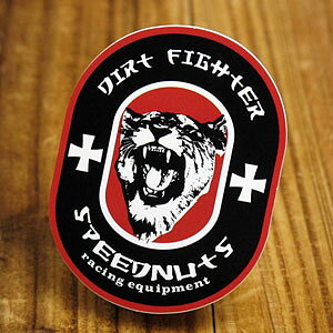 ステッカー 車 アメリカン おしゃれ バイク ヘルメット スケートボード スノーボード かっこいい カーステッカー スピードナッツ SPEEDNUTS 動物 【メール便OK】_SC-SPD023-SXW