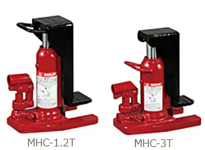 楽天市場】MHC-10T マサダ 爪付油圧ジャッキ（リターンスプリング無し 