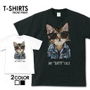 tシャツ 送料無料 半袖 メンズ レディース アメカジ サーフ surf カレッジ ロゴ カジュアル トップス プリントTシャツ ティーシャツ ロゴ tee シンプル カットソー トレンド おしゃれ プリント S M L XL ティーシャツ 春 夏 ネコねこ 猫 アニマル 動物 かわいい