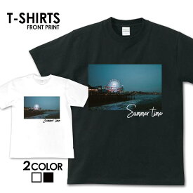 tシャツ 半袖 アメカジ サーフ サーフ系 surf カレッジ カジュアル ロゴ フォトT カジュアル トップス プリントTシャツ tee カットソー メンズ レディース ユニセックス S M L ティーシャツ ゆったり 綿100% ハワイ ハワイアン ビーチ サマー 西海岸 カリフォルニア