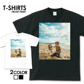 tシャツ 送料無料 半袖 アメカジ サーフ サーフ系 surf カレッジ カジュアル ロゴ フォトT カジュアル トップス プリントTシャツ tee カットソー メンズ レディース ユニセックス S M L ティーシャツ ゆったり 綿100% ハワイ ハワイアン ビーチ サマー 西海岸 カリフォルニア