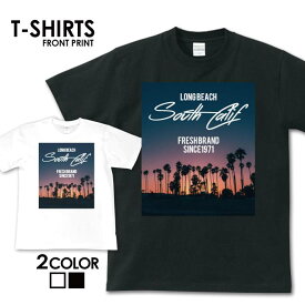 tシャツ 送料無料 半袖 アメカジ サーフ サーフ系 surf カレッジ カジュアル ロゴ フォトT カジュアル トップス プリントTシャツ tee カットソー メンズ レディース ユニセックス S M L ティーシャツ ゆったり 綿100% ハワイ ハワイアン ビーチ サマー 西海岸 カリフォルニア