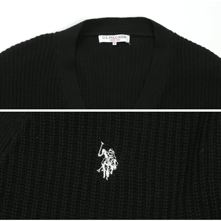 楽天市場 送料無料 Us Polo Assn ユーエスポロアッスン ブランド別注オーバーサイズニットカーディガン カーディガン メンズ ニット カーディガン Cardigan ロング オフィス ビジネス 制服 スクール トップス メンズファッション 春 春服 春物 ブランド ニット
