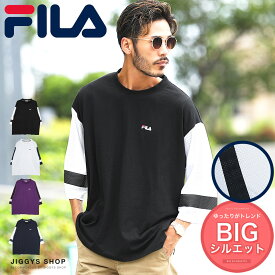 楽天市場 Fila フィラ 長さ 袖 七分袖 五分袖 Tシャツ カットソー トップス メンズファッションの通販