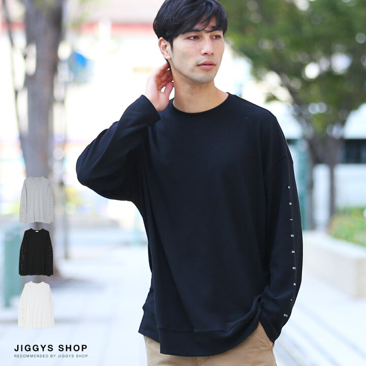 楽天市場 New York Cityプリントロンt ロンt メンズ Tシャツ おしゃれ 長袖tシャツ ロンティー カットソー トップス メンズファッション 秋 秋服 秋物 クルーネック ブラック ホワイト グレー Jiggys Shop