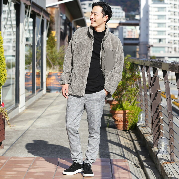 楽天市場 送料無料 Gerry ジェリー Boa Half Jk ボア ブルゾン ジャケット ボアアウター ボア メンズ 防寒 アウター メンズファッション 冬 冬服 冬物 長袖 ブランド ホワイト ベージュ グレー ネイビー フリース Jiggys Shop