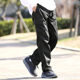 【10％OFFクーポン配信中】カーゴパンツ メンズ ミリタリー ワークパンツ◆T/Cカーゴパンツ◆ウエストゴム イージーパンツ ボトムス メンズファッション 秋 秋服 春 春服 ブラック ベージュ カーキ 軽量 ゴルフ