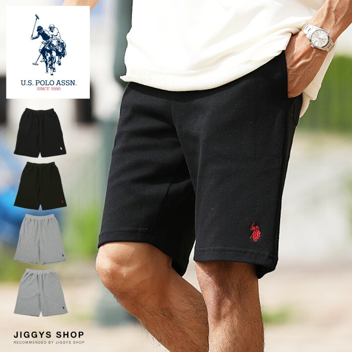 楽天市場 Roshell ロシェル U S Polo Assn ユーエスポロアッスン ブランド別注カットショートパンツ スウェット ハーフパンツ メンズ ショートパンツ 短パン 膝上 おしゃれ ボトムス メンズファッション 夏 夏服 ブランド ブラック グレー イージーパンツ