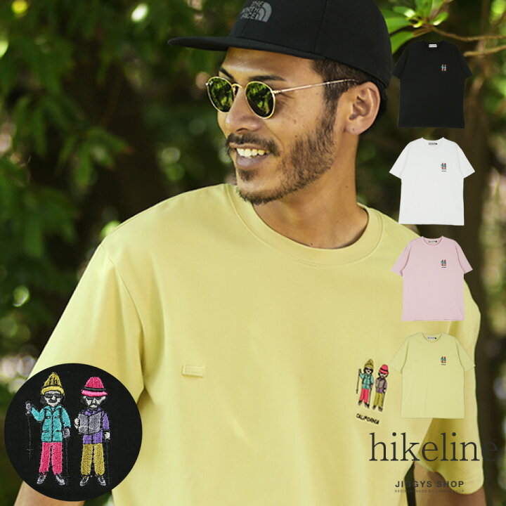 楽天市場 Hiker刺繍tシャツ Tシャツ メンズ おしゃれ ティーシャツ 半袖 カットソー トップス メンズファッション 夏 夏服 夏物 クルー 綿 綿100 ブラック ホワイト Jiggys Shop