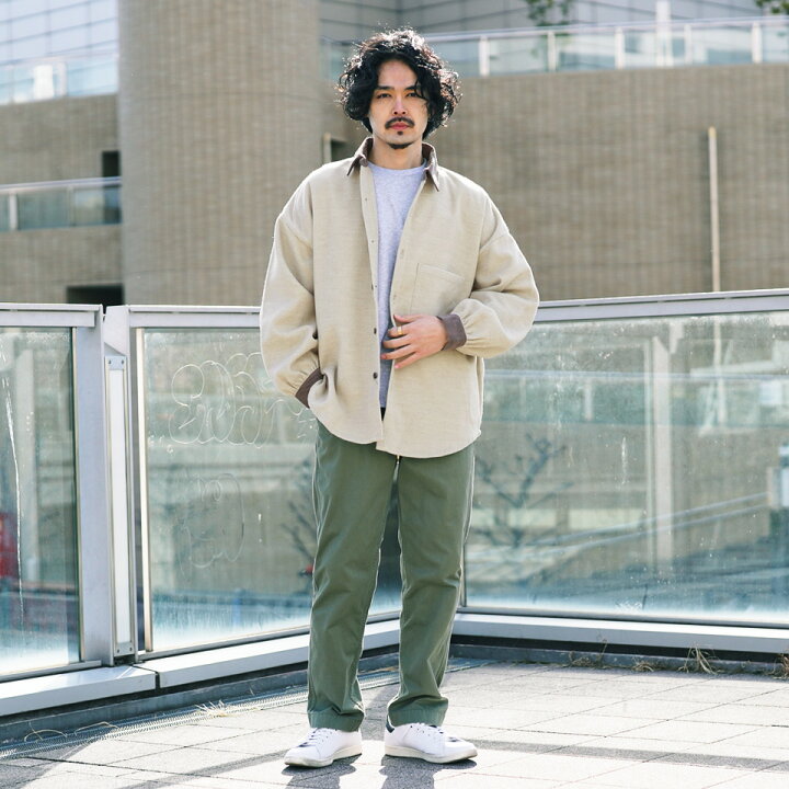 楽天市場 ライトメルトンクレリックbigシャツ 長袖シャツ ライトアウター メンズ カジュアルシャツ ビッグシャツ 長袖 シャツ トップス メンズファッション 春 春服 春物 ブラック ホワイト ベージュ ビッグシルエット オーバーサイズ Jiggys Shop