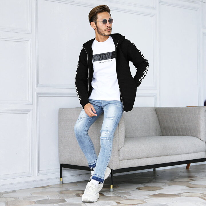 楽天市場 ジャガードzipパーカー パーカー メンズ ジップアップパーカー おしゃれ ブランド ジップパーカー ジップ 厚手 トップス メンズファッション 秋 秋服 秋物 ブラック グレー Jiggys Shop