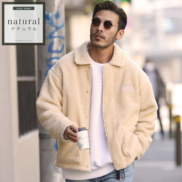 楽天市場 送料無料 クーポン対象外 Wild Things ワイルドシングス Fluffy Boa Blouson ブルゾン メンズ ジャケット 軽量 防寒 アウター メンズファッション 冬 冬服 冬物 保温 ボア ブラック ベージュ ブラウン Jiggys Shop