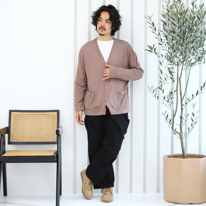 楽天市場 麻混釦カーデ カーディガン メンズ サマーカーディガン Cardigan 薄手 オフィス ビジネス 冷房対策 制服 スクール トップス メンズファッション 春 春服 春物 夏 夏服 夏物 綿麻 リネン 麻 ブラック ブラウン ネイビー チャコール Jiggys Shop