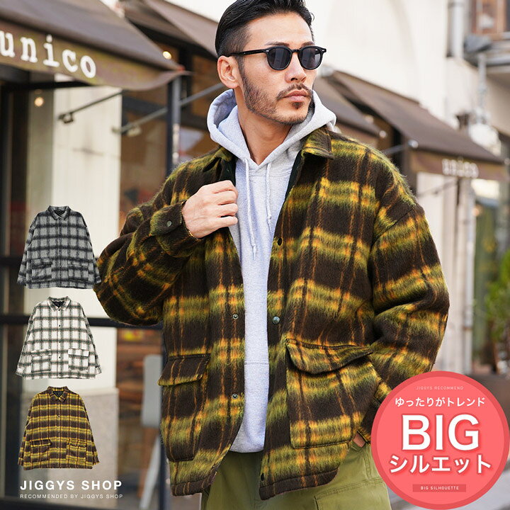 楽天市場】【SALE】【送料無料】◇シャギーチェックシャツブルゾン 