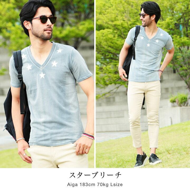 楽天市場 メンズ Tシャツ おしゃれ 夏服 Roshell ロシェル インディゴtシャツ 半袖 カットソー 無地 ポケt 胸ポケット ティーシャツ トップス メンズファッション ブランド サーフ系 Bitter 星柄 デニム 夏 春夏 Jiggys Shop