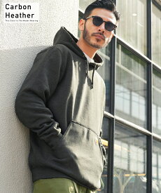 【MAX80％OFFセール開催中】【送料無料】 Carhartt カーハート パーカー スウェット プルオーバーパーカー メンズ フーディ おしゃれ ブランド スウェット プルパーカー 厚手 ヘビーウェイト ワンポイント 冬 ブラック グレー ネイビー 裏起毛 防寒 あったか